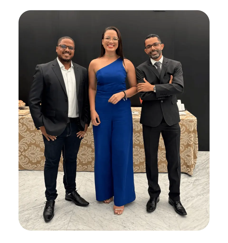 Sócios da KSM: João Batista, Luana Lima e Ralf Silva